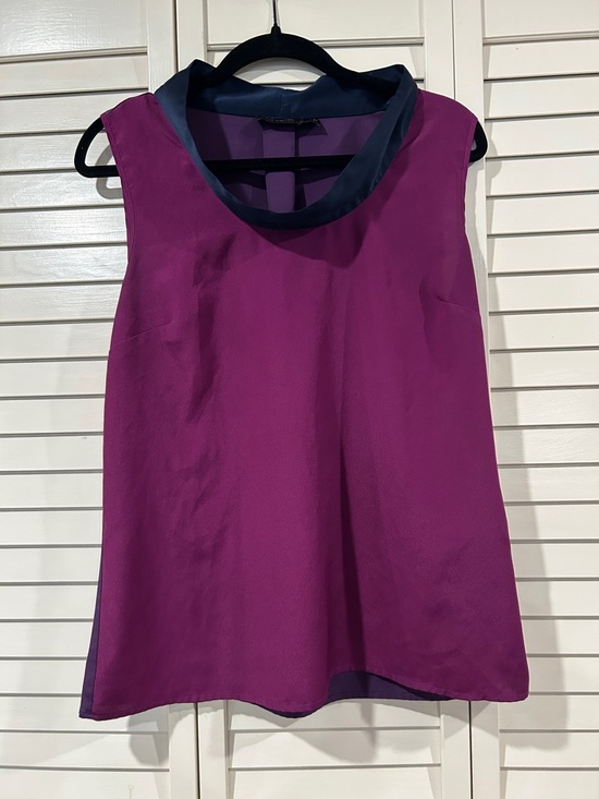 The Limited Tops - The Limited Magenta Sleeveless Top Size L